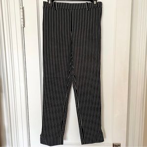 H&M NWOT Striped Mid-Rise Skinny Ankle Pants
